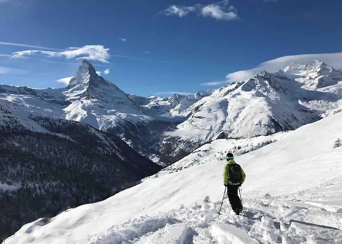 Modern With Matterhorn View 公寓 采尔马特