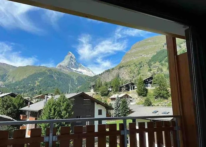 公寓 Modern With Matterhorn View 采尔马特